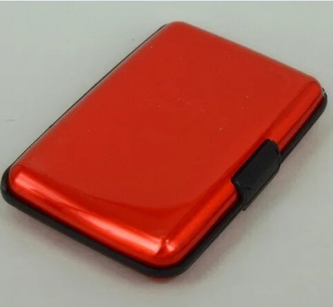 Aluminum RFID Blocking Card Holder Slim Hard Case Wallet RFID Card Holder Richie's Orange