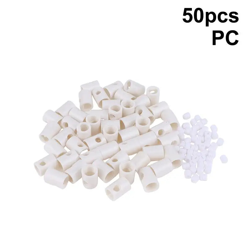 50Pcs M10 Plastic Cord Grips Cable Strain Relief Wire Clamps Cable Strain Relief Richie's PC 50pcs White