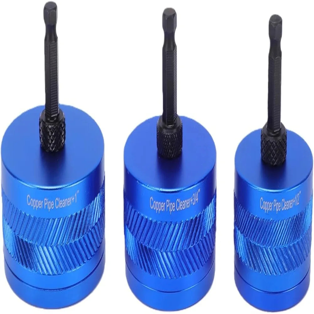 Spiral Pipe Cleaning Brush Set – 1/2, 3/4 & 1 Inch Drill Bit Pipe Cleaning Brush Richie's