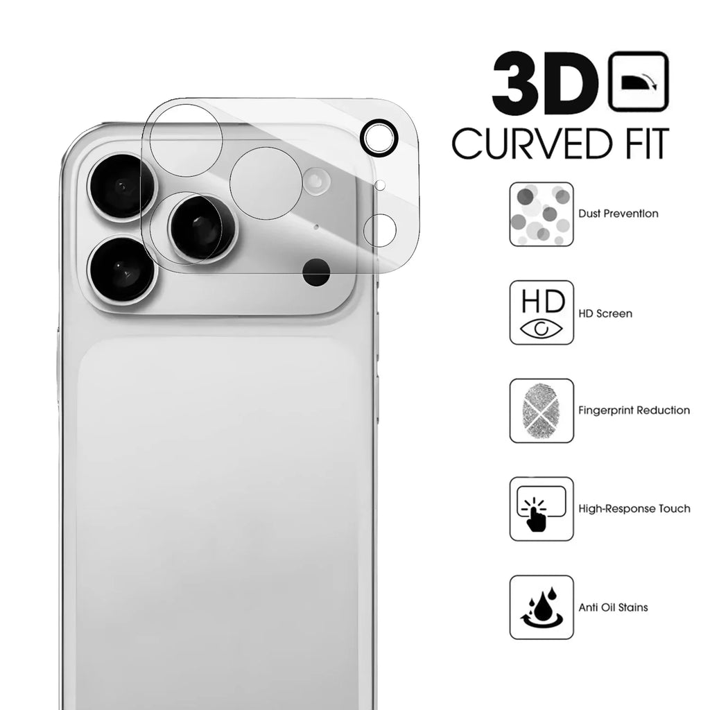 Tempered Glass Camera Lens Protector for iPhone 17 & 18 Pro Max Camera Lens Protector Richie's