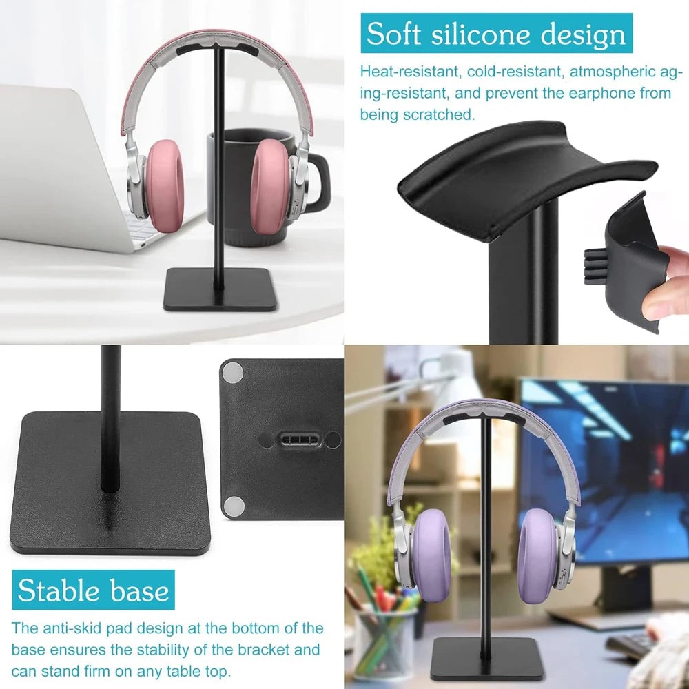 FUCHU Aluminum Headset Stand – Universal Headphone Hanger Headset Stand Richie's
