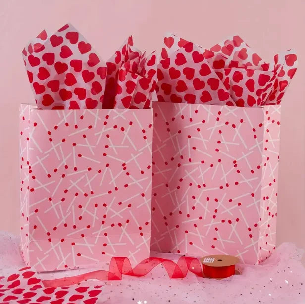 Red Heart Gift Tissue Paper – Bulk Wrapping Sheets for All Occasions Gift Tissue Paper Richie's
