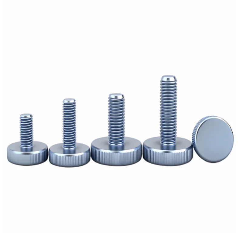 M3–M10 Knurled Thumb Screws DIN653 Flat Head Toolless Adjust Thumb Screws Richie's
