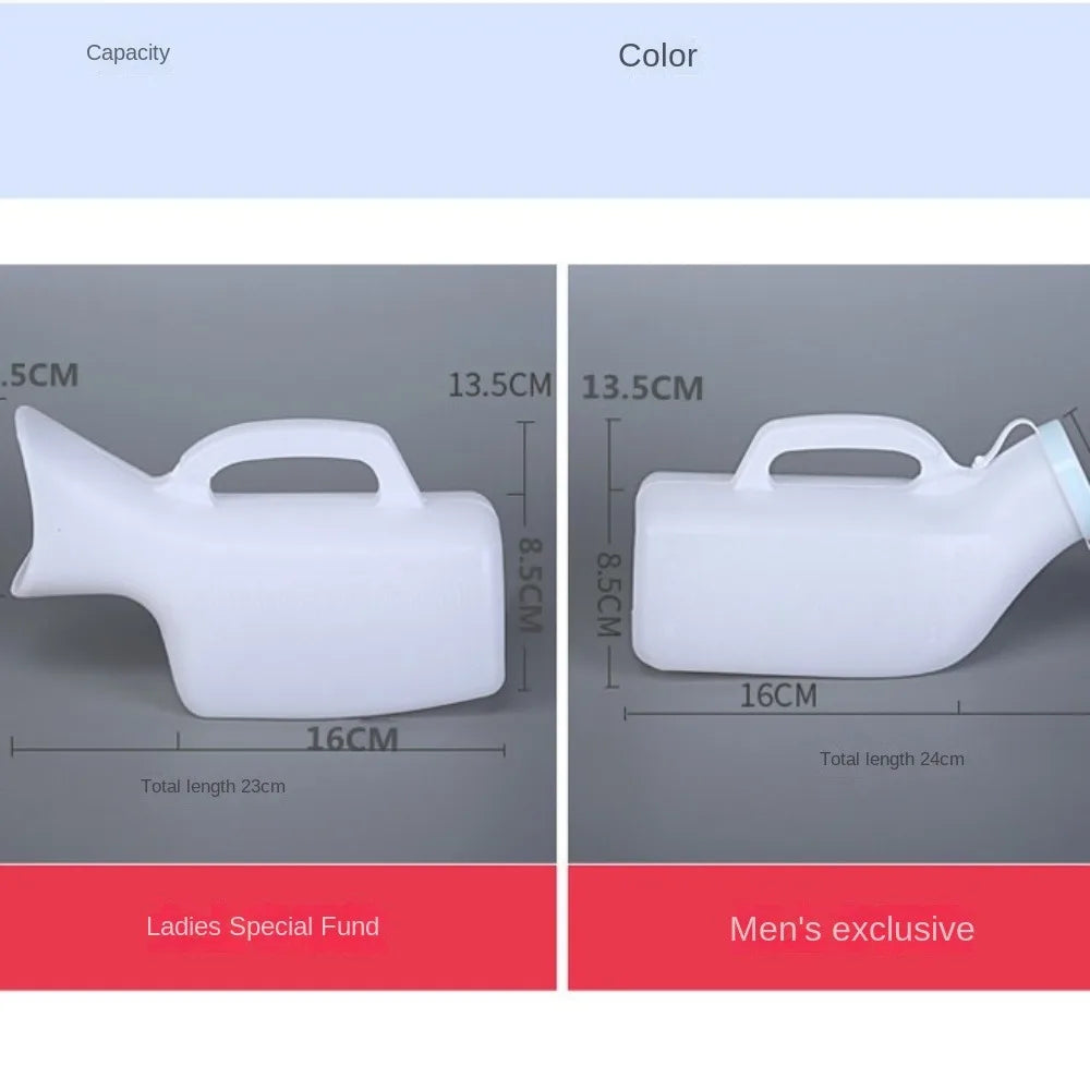 Portable Urinal Bottle with Lid – 1000ml Large Capacity Travel Portable Urinal Bottle Richie's