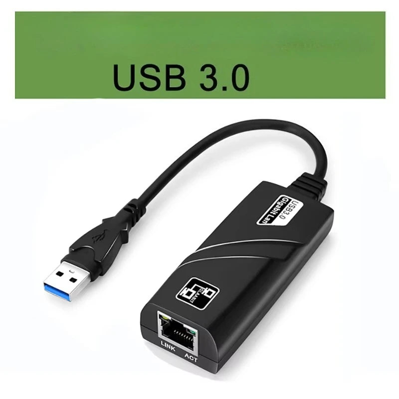 USB 3.0 & USB-C to RJ45 Gigabit Ethernet Adapter – 1000Mbps USB Ethernet Adapter Richie's 100M USB 3.0