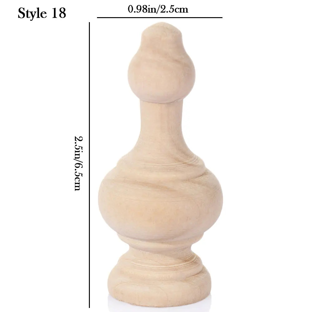 Vintage Wood Carved Furniture Leg – European Style Cabinet Foot Furniture Leg Richie's 18