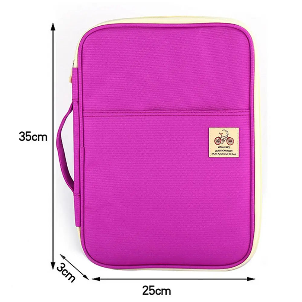 A4 Zipped Portfolio Conference Folder & Document Organizer Portfolio Conference Folder Richie's