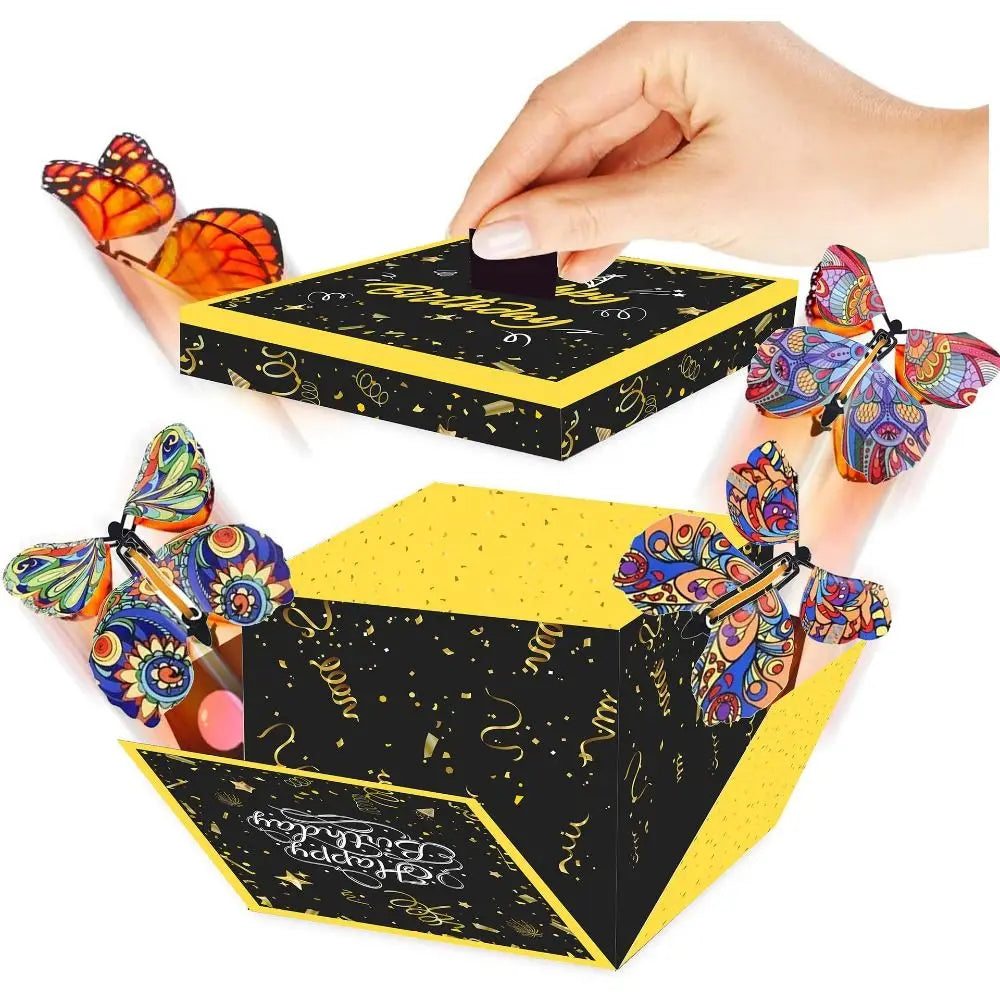 Pop-Up Flying Butterfly Surprise Gift Box | Birthday & Party Surprise Gift Box Richie's C