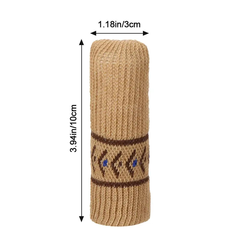4-Pack Non-Slip Knitted Furniture Leg Covers – Floor Protector Furniture Leg Covers Richie's