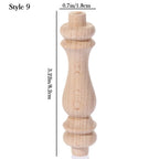 Vintage Wood Carved Furniture Leg – European Style Cabinet Foot Furniture Leg Richie's 9