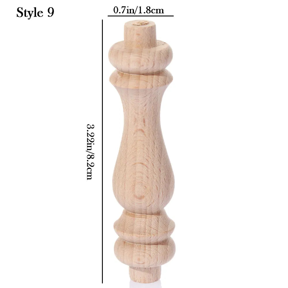 Vintage Wood Carved Furniture Leg – European Style Cabinet Foot Furniture Leg Richie's 9
