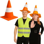 Traffic Cone Top Hat – Novelty Costume for Halloween & Parties Novelty Costume Hat Richie's