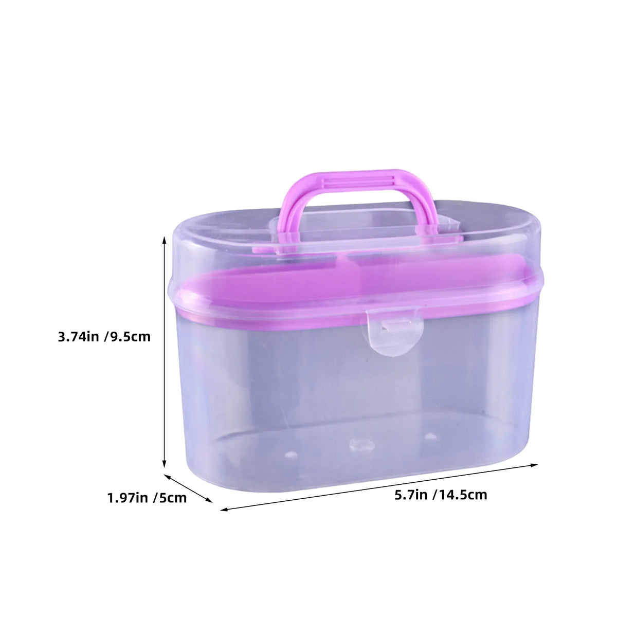 Portable Plastic Sewing Organizer Case – Snap Buckle & Handle Sewing Organizer Case Richie's