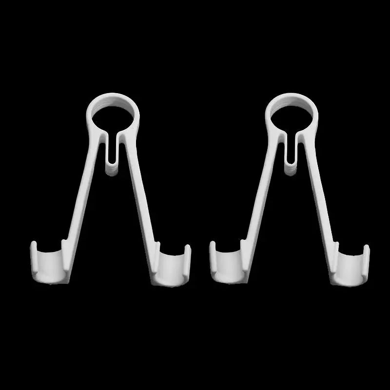 2-Pack Ergonomic Multimeter Probe Holder Clips – One-Hand Use Probe Holder Clip Richie's White-2Pcs