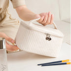 Large PU Travel Cosmetic Bag – Luxury Makeup & Toiletry Organizer Cosmetic Travel Bag Richie's