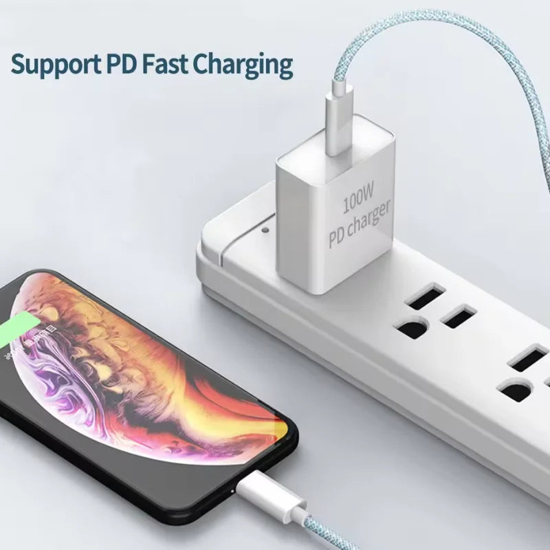 FUCHU 6A Braided USB-A to USB-C Fast Charging Cable 1M 2M USB-C Charging Cable Richie's