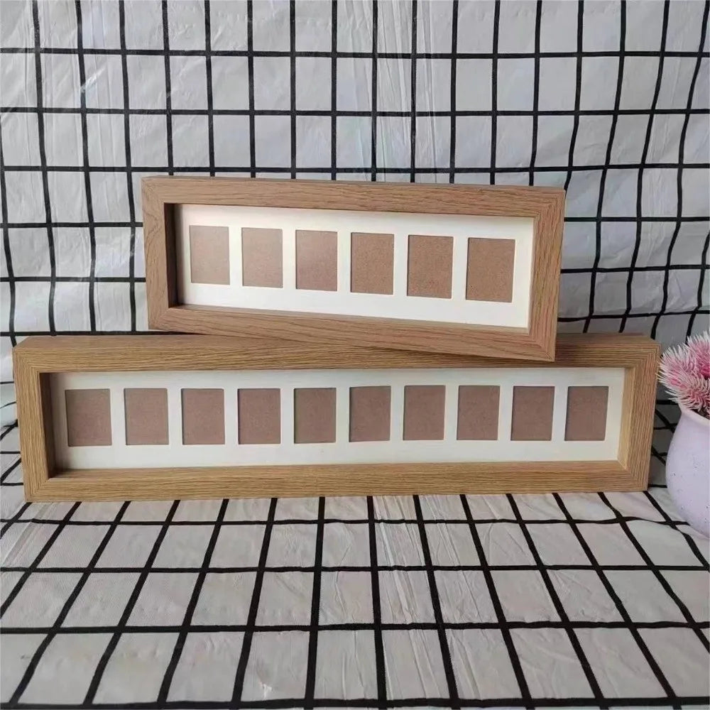 Wooden Multi-Opening Photo Frame – Baby Keepsake Gift Multi-Photo Picture Frame Richie's