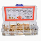 120pcs M3 Brass Hex Standoff Spacer Kit with Screws & Nuts PCB Standoff Kit Richie's