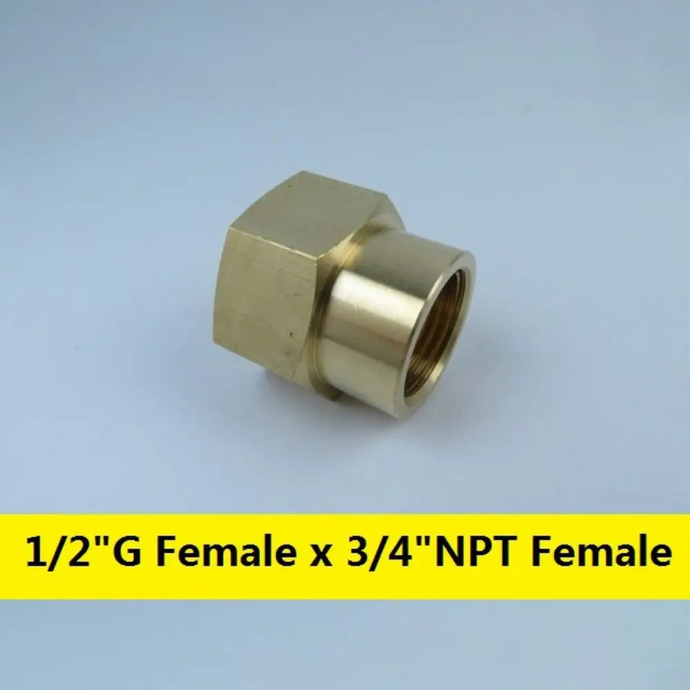 Brass G BSP Female to NPT Male Thread Pipe Fitting Adapter Pipe Fitting Adapter Richie's