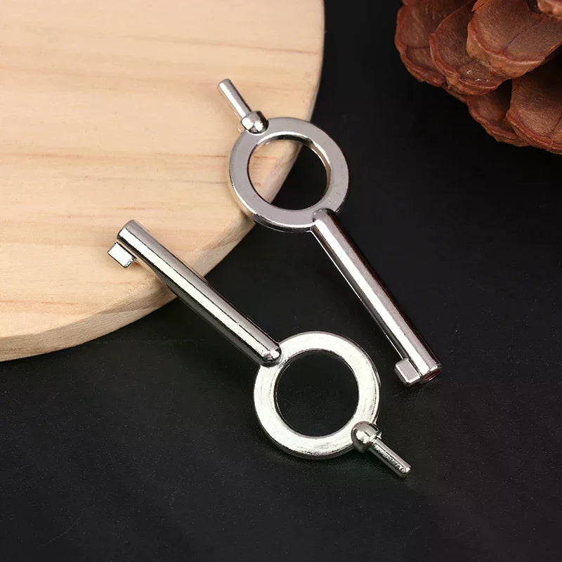 Zinc Alloy Handcuff Keys 2pcs – Universal Flat Key Blank Handcuff Keys Richie's
