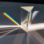 K9 Crystal Triangular Prism – Rainbow Optical Refraction Glass Optical Glass Prism Richie's