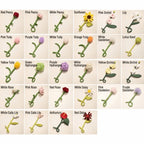 Handmade Felt Flower Bendable Wire Stem Artificial Bouquet Artificial Felt Flower Richie's
