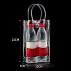 Clear PVC Jelly Handbag – Large Capacity Transparent Gift Bag PVC Jelly Handbag Richie's 15x7x25cm -