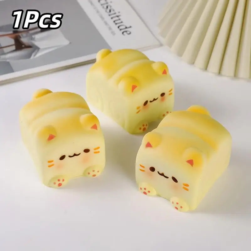 Slow Rising Squeeze Toast Toy – Soft Sensory Fidget Toy Sensory Fidget Toy Richie's A8-1pc