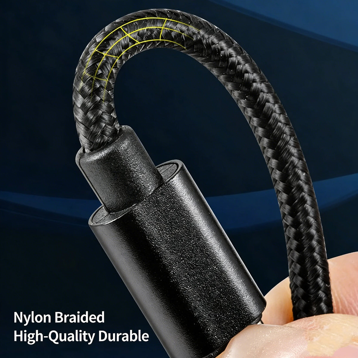 USB-C to USB-C Cable 60W Fast Charging Nylon Braided 1m 2m 3m USB-C Charging Cable Richie's