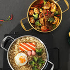 Stainless Steel Hot Pot Dual Handles – Induction Compatible Stainless Steel Pot Richie's