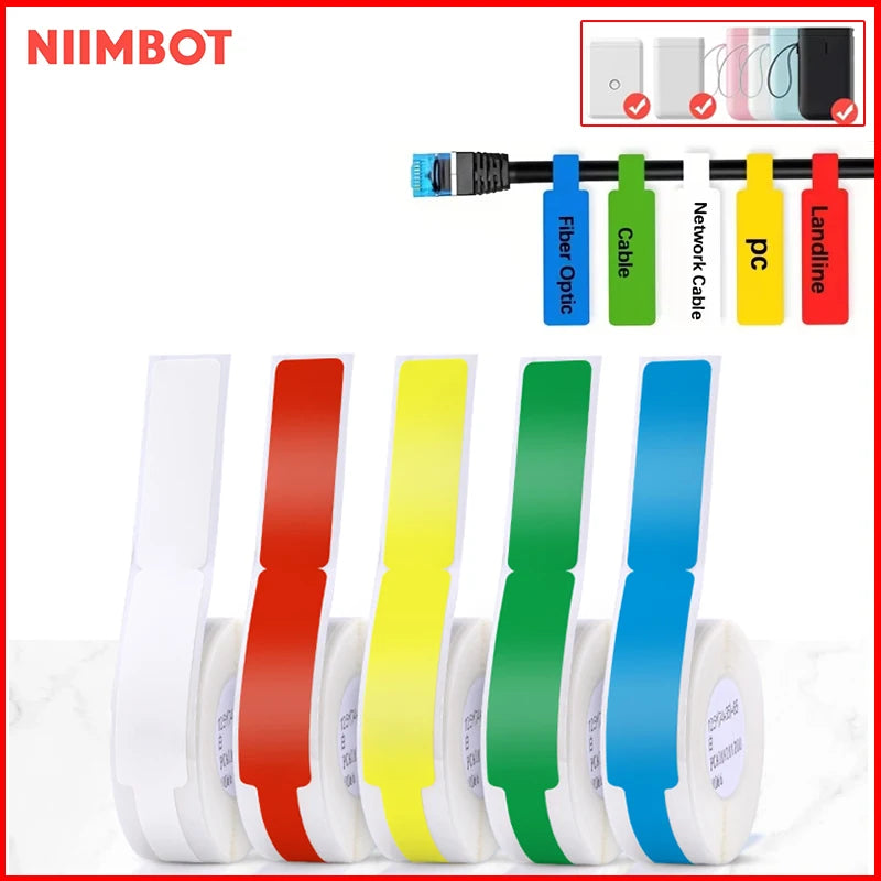 NIIMBOT Waterproof Thermal Label Paper D110 D11 Printer Stickers Thermal Label Roll Richie's
