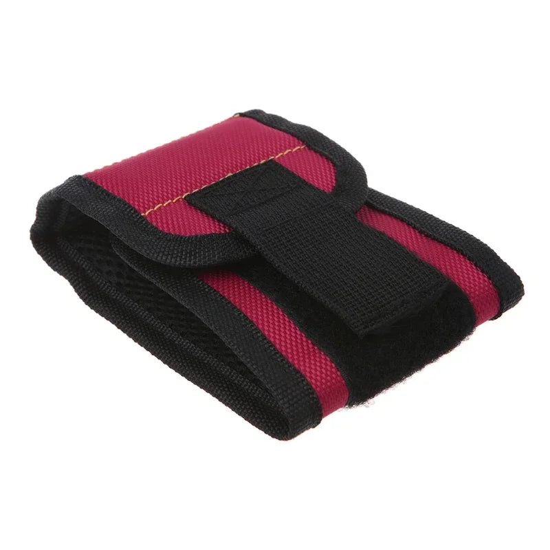 Magnetic Wristband Tool Holder – 10 Strong Magnets for DIY Work Magnetic Tool Wristband Richie's RED