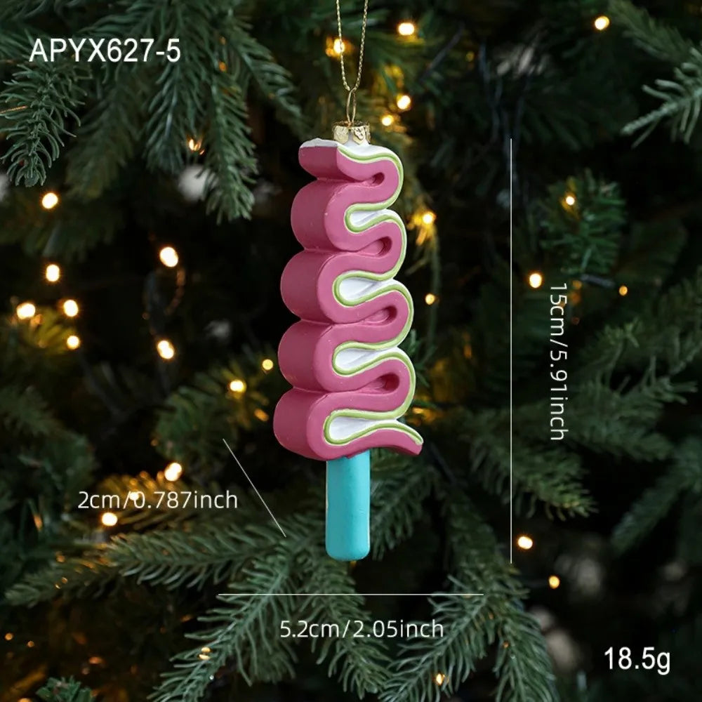 Macaron Christmas Tree Ornaments – Cute DIY Plastic Pendants Christmas Ornaments Richie's 6