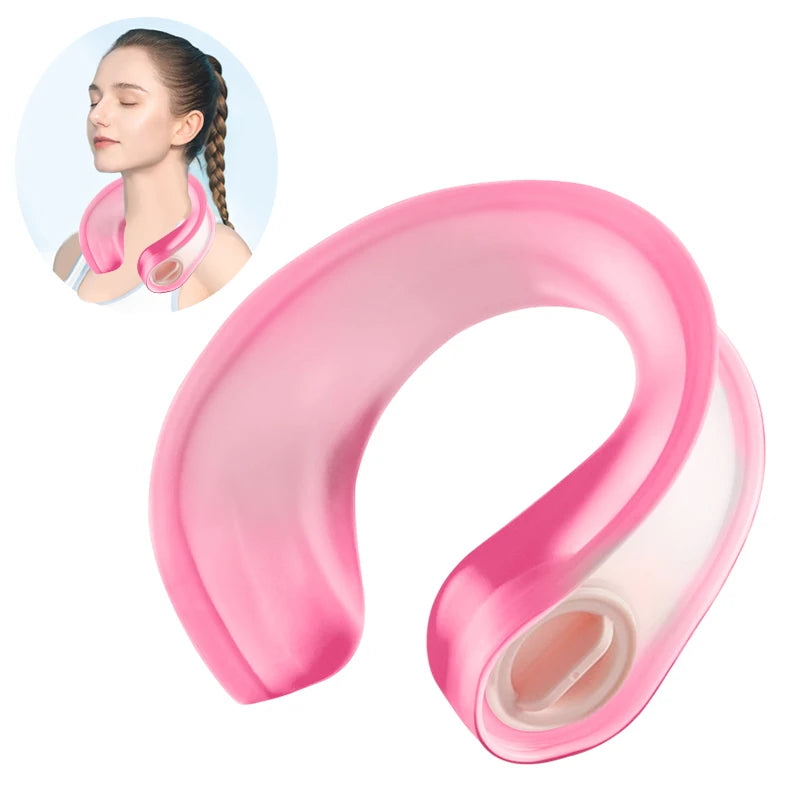 Reusable Wearable Neck Ice Pack Wrap for Neck & Shoulders Neck Cooling Wrap Richie's Pink