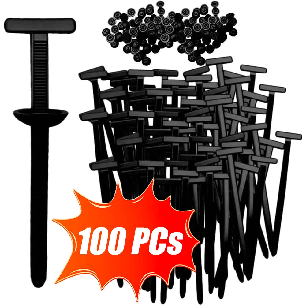 Heavy Duty UV Resistant Self-Locking Car Cable Zip Ties 50/100pc Cable Tie Fasteners Richie's 100pcs