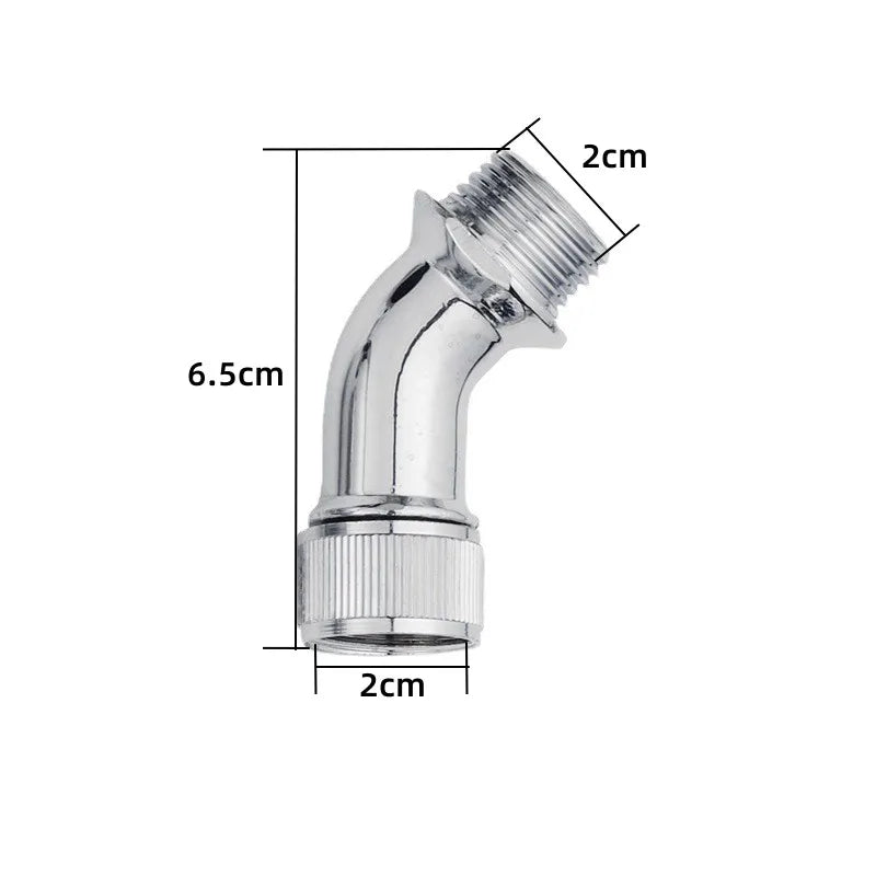 Brass 45° Shower Elbow Adapter G1/2 Male to Female Connector Shower Elbow Adapter Richie's