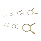 10Pcs Hose Clamp Kit 5–31mm Zinc Plated Spring Steel Pipe Clips Hose Clamp Kit Richie's