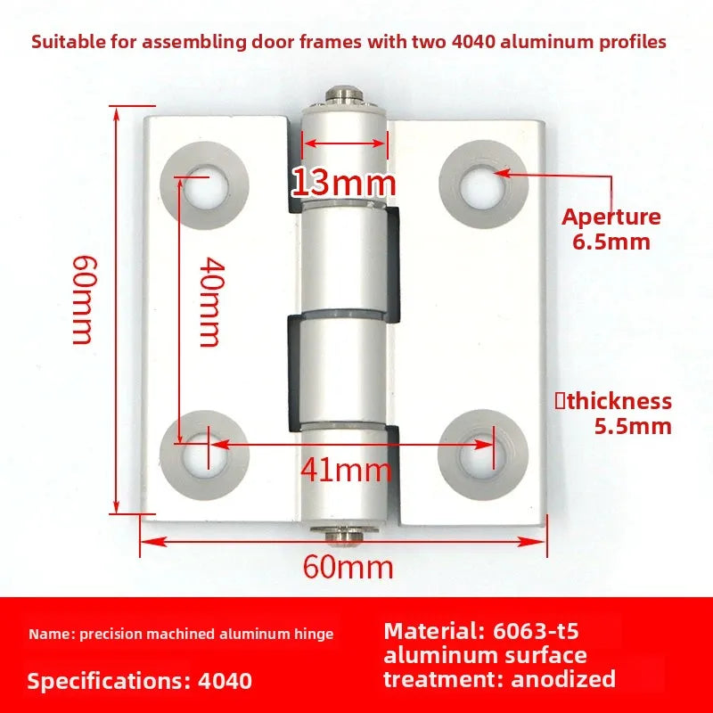 Aluminum Gun Stock Hinges 2020/3030/4040/5050 – Doors & Cabinets