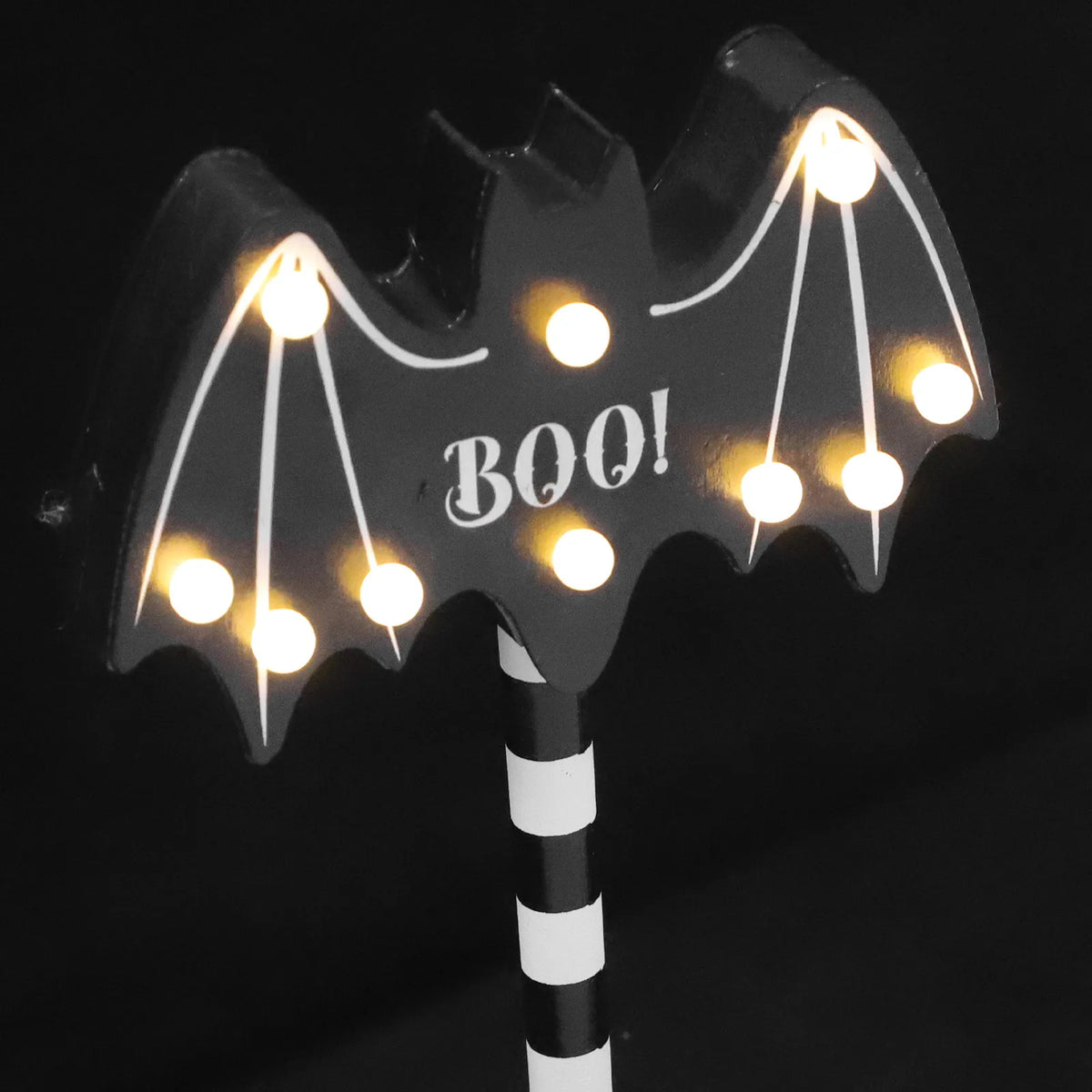 Wooden Halloween LED Bat Night Light Ghost Table Lamp Decor Halloween Table Lamp Richie's Default Title