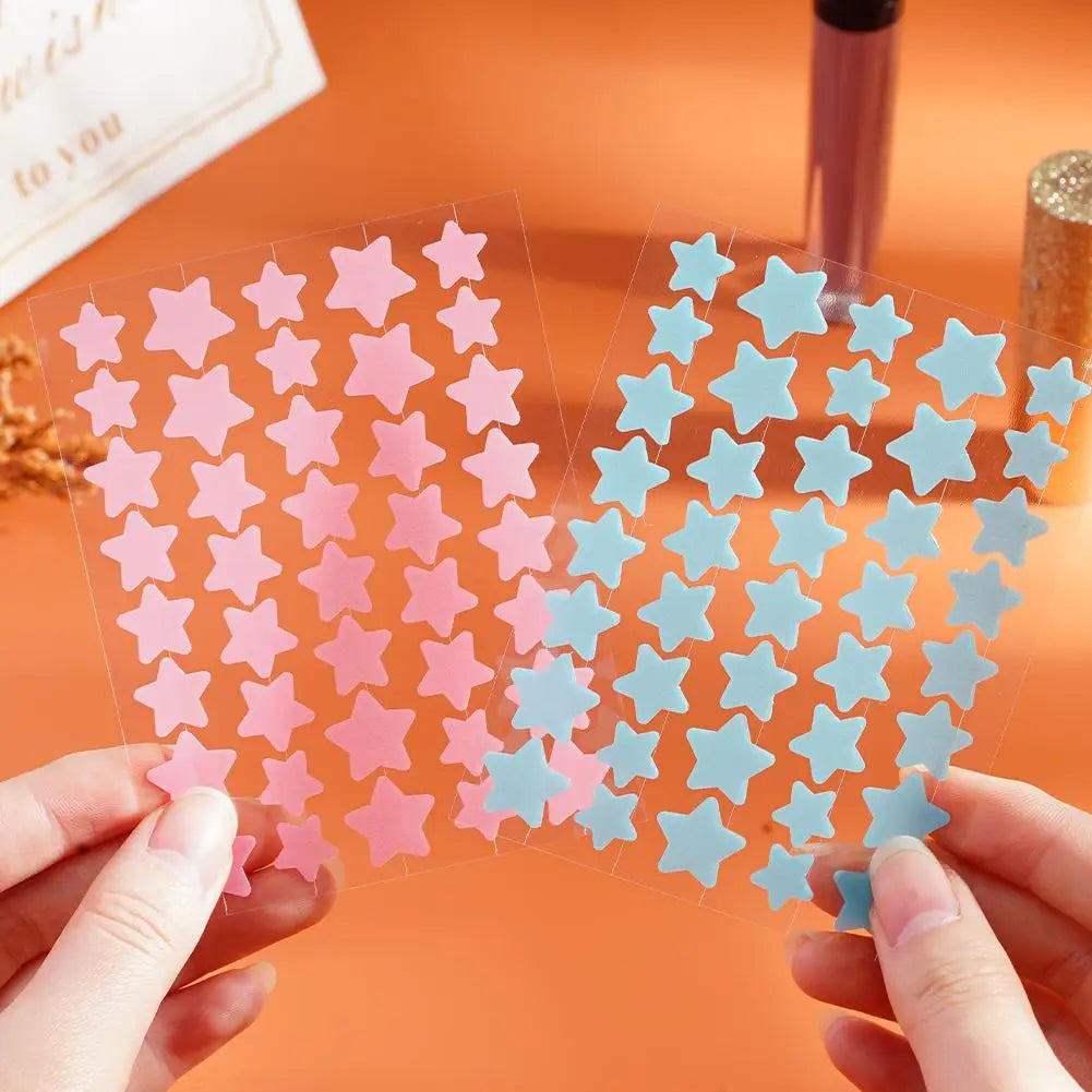 40pcs Star-Shaped Hydrocolloid Pimple Patches – Colorful Cover Pimple Patches Richie's