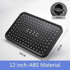 12-Inch Rainfall Shower Head Ceiling Mount 360° Rotation Rainfall Shower Head Richie's black