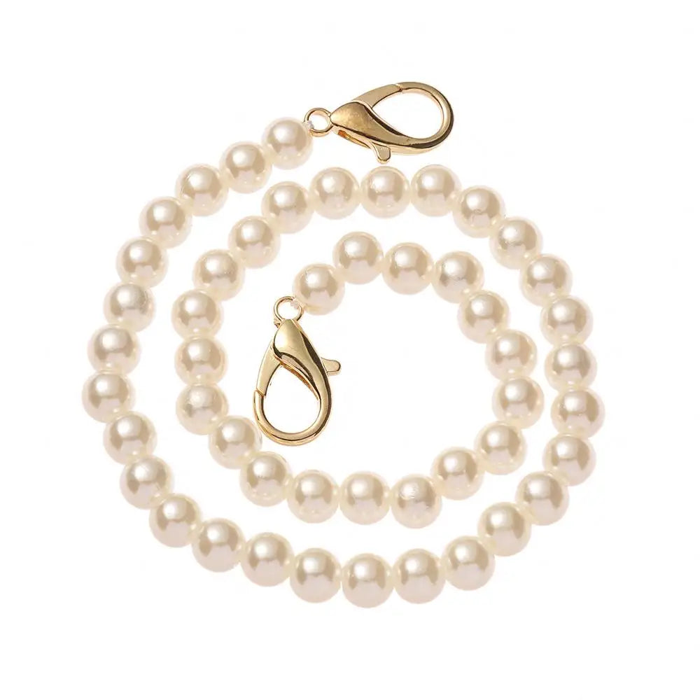 Pearl Bag Strap Beaded Handbag Chain – 14 Sizes DIY Replacement Bag Strap Accessory Richie's Antique Zinc