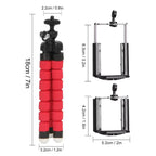 Flexible Mini Octopus Tripod & Universal Phone Holder Clip Flexible Phone Tripod Richie's