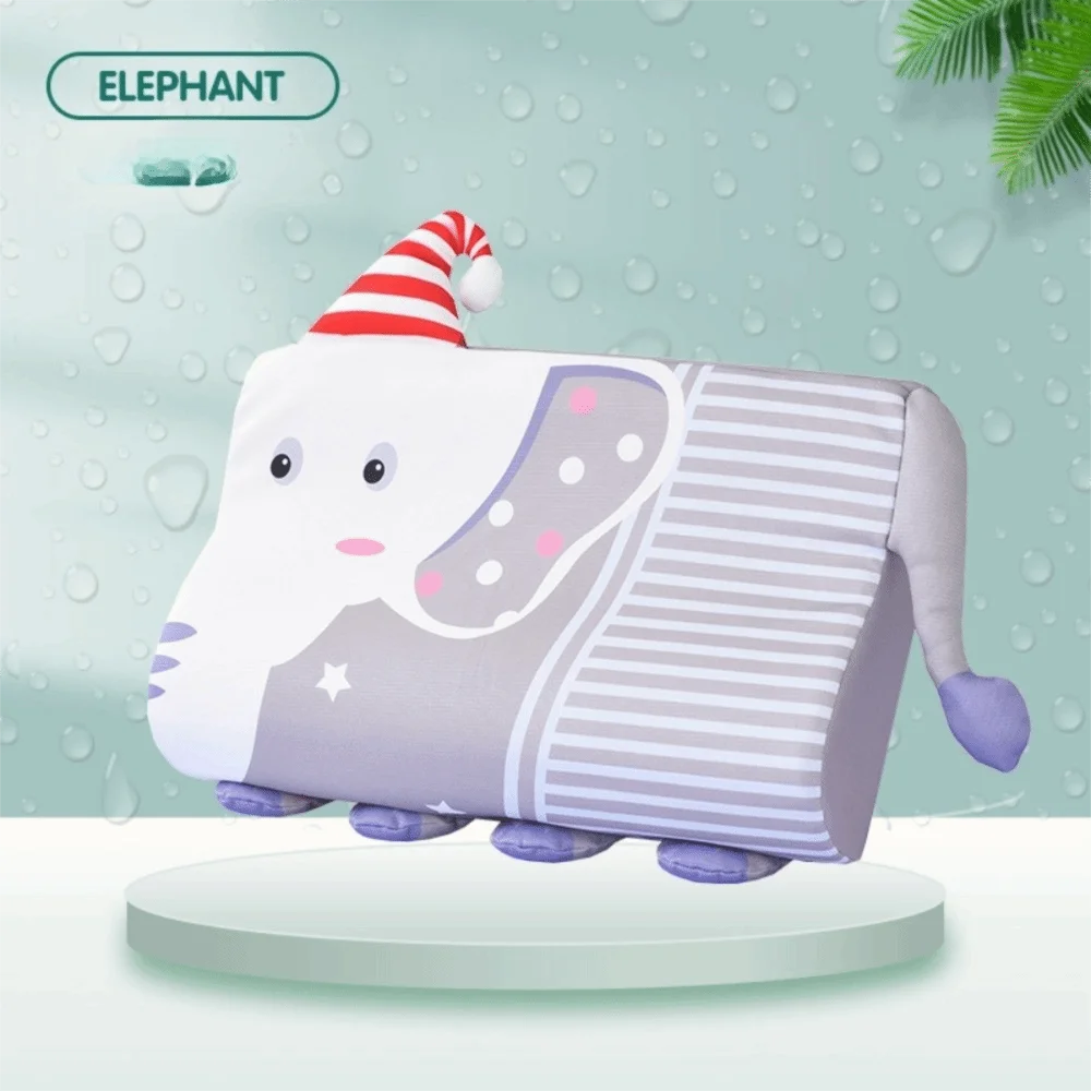 Memory Foam Toddler Pillow – Breathable & Hypoallergenic Toddler Sleep Pillow Richie's Elephant