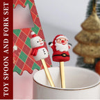 4pcs Christmas Doll Coffee Spoon Set | Stainless Steel Mixing Holiday Spoon Set Richie's