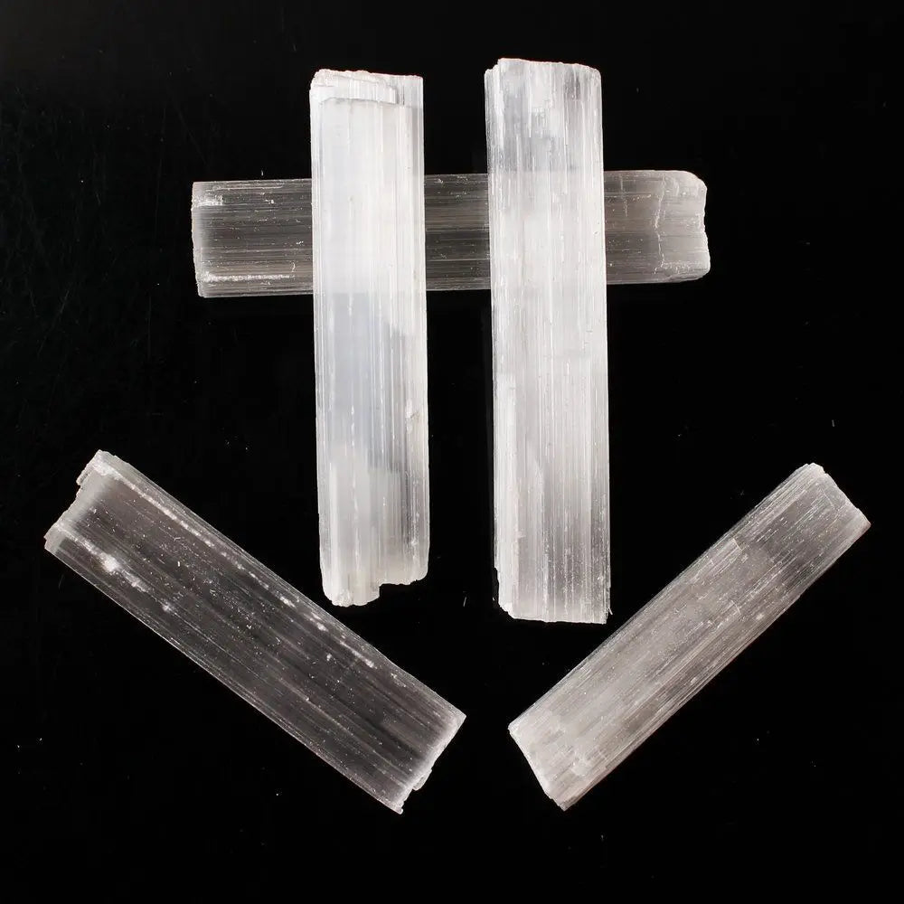 Natural Selenite Wand Raw Gypsum Crystal Stick | Jewelry & Décor Crystal Wand Richie's