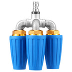 4-in-1 Rotating Turbo Nozzle 4000 PSI – 1/4" Quick Connect Pressure Washer Nozzle Richie's Quadruple Nozzle