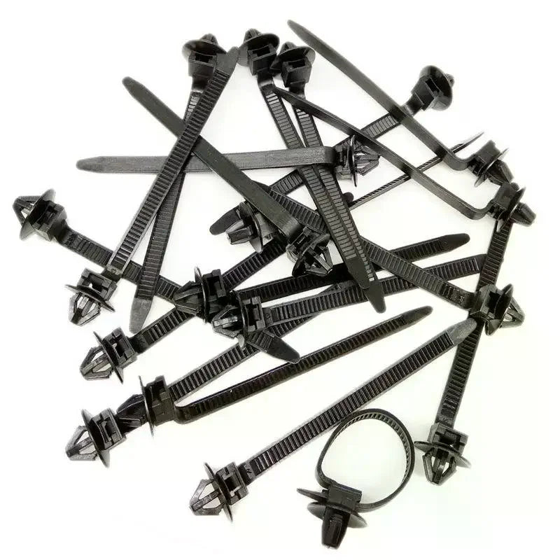 Nylon Push-Mount Car Wire Harness Cable Clips 10/20PCS Cable Harness Clips Richie's