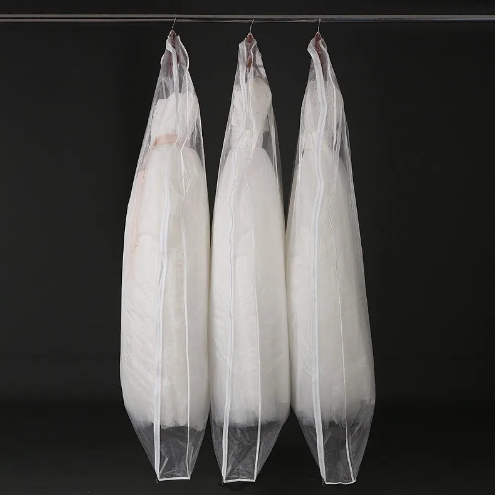 Clear Wedding Dress Garment Bag – Reusable Dust-Proof Cover Garment Storage Bag Richie's