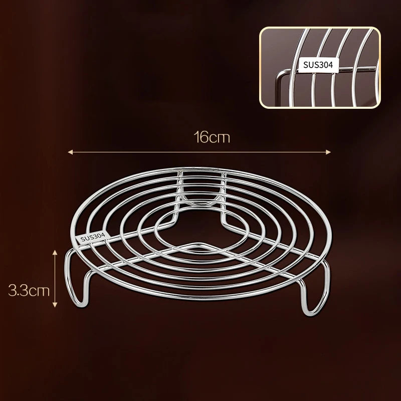 304 Stainless Steel Steamer Rack – Multi-Size Kitchen Steam Tray Kitchen Steamer Rack Richie's A 16cm